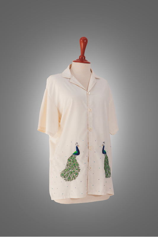 "Mor Nacha" Embroidered Shirt